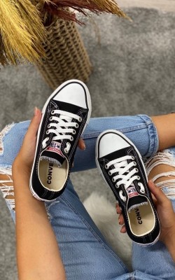 All Star Siyah Kısa 